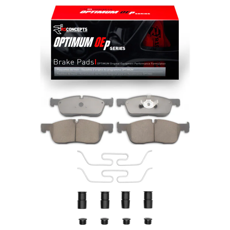 R1 2017-2020 Jaguar F-Pace Front R1 Optimum OE Pads & Hardware Kit