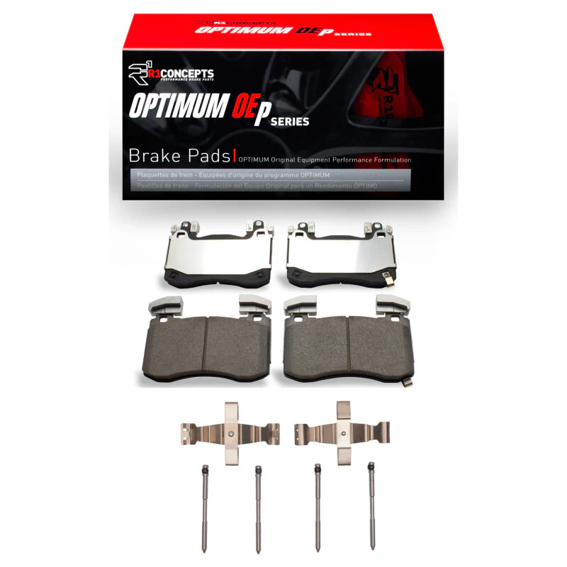 R1 2018-2025 Genesis G70 Front R1 Optimum OE Pads & Hardware Kit