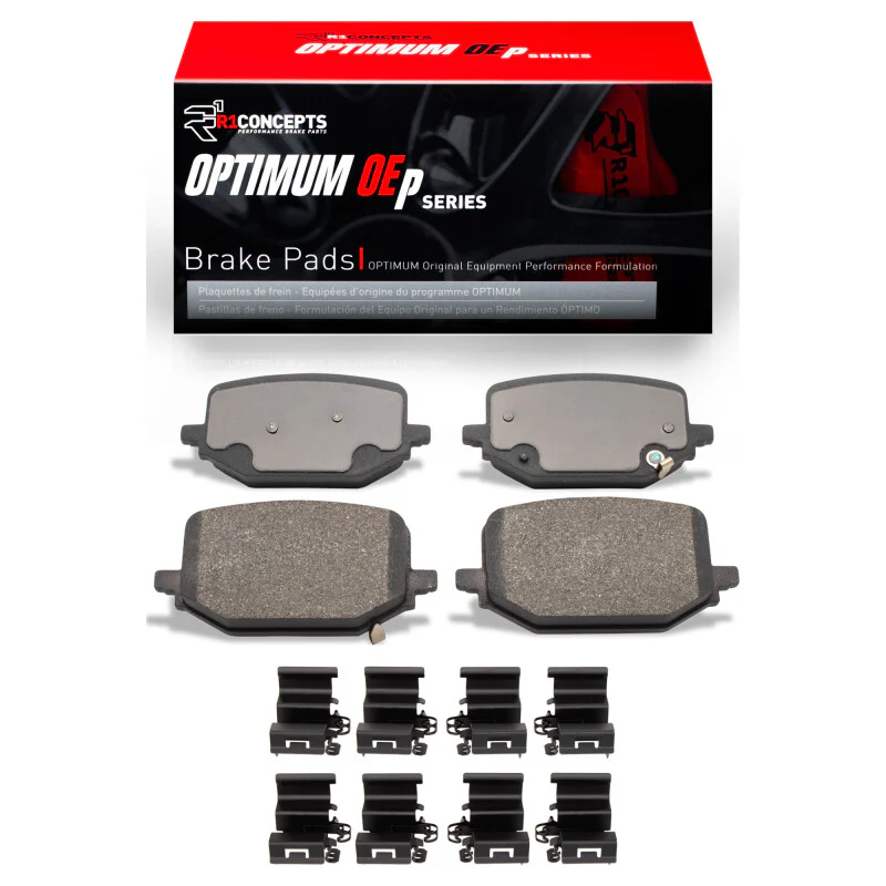R1 2020-2025 Ford Explorer Rear R1 Optimum OE Pads & Hardware Kit