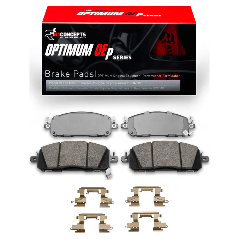 R1 2021-2025 Infiniti QX60 Front R1 Optimum OE Pads & Hardware Kit