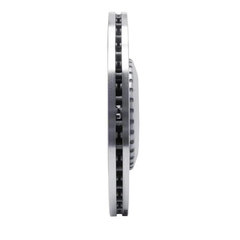 R1 21-25 Jaguar F-Pace Front Right Drilled & Slotted Silver Brake Rotor - Image 5