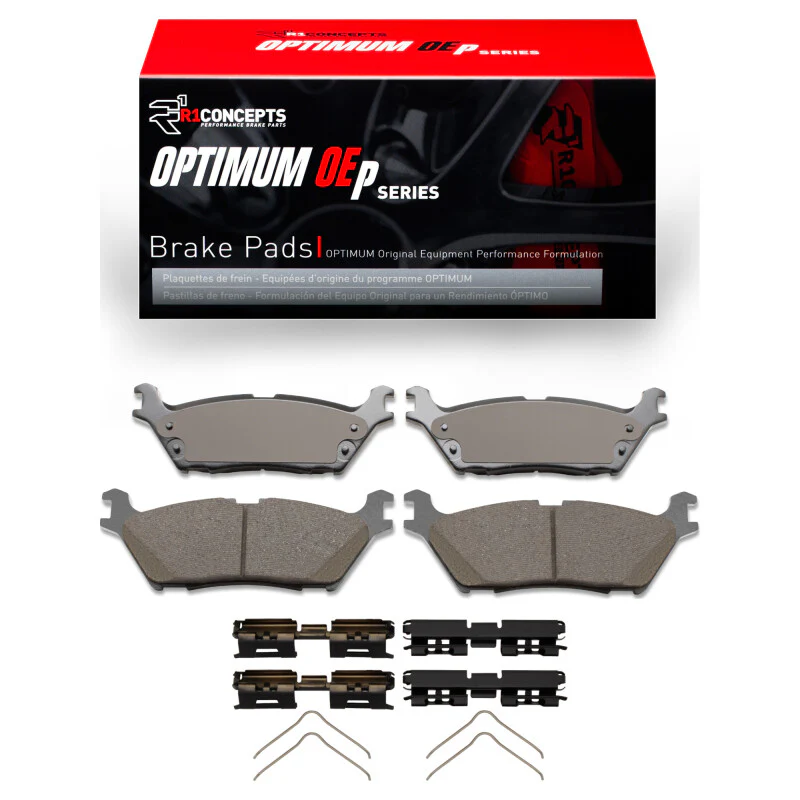 R1 22-25 Ford F-150 Lightning Rear Optimum OE Pads & Hardware Kit