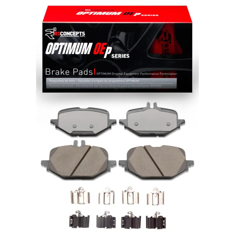 R1 22-25 Mercedes-Benz C200 (Mexico) Rear Optimum OE Pads & Hardware Kit
