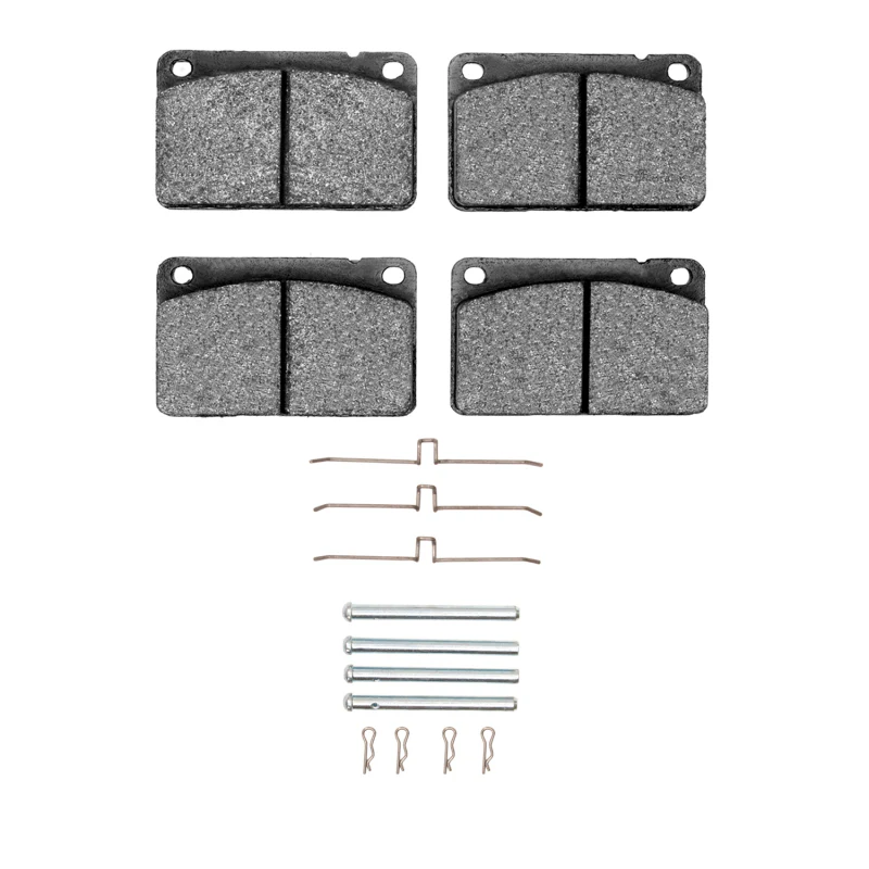 R1 67-87 Volvo 244 Front Euro Ceramic Pads & Hardware Kit