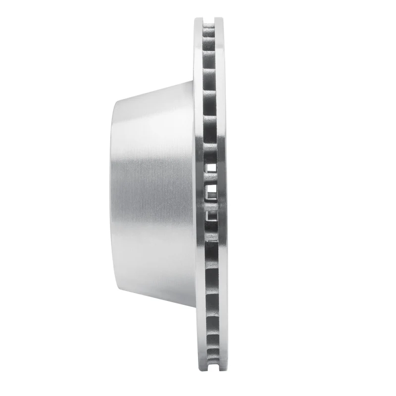 R1 68-76 Ford E-350 Econoline Front Left Drilled & Slotted Silver Brake Rotor - Image 2