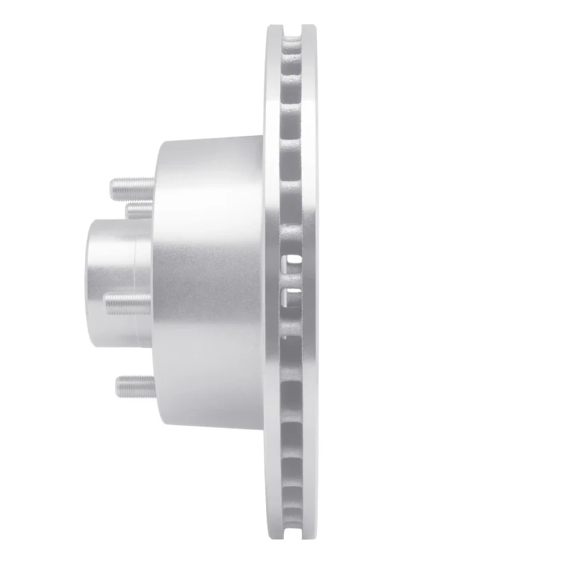 R1 70-72 Dodge Charger Front Left Drilled & Slotted Silver Brake Rotor - Image 3