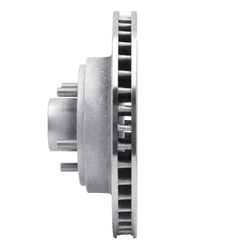 R1 70-72 Ford LTD Front Right Drilled & Slotted Silver Brake Rotor - Image 5
