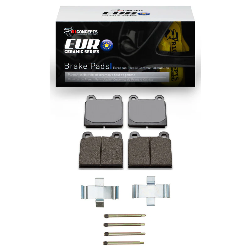R1 70-72 Mercedes-Benz 280SE Front Euro Ceramic Pads & Hardware Kit