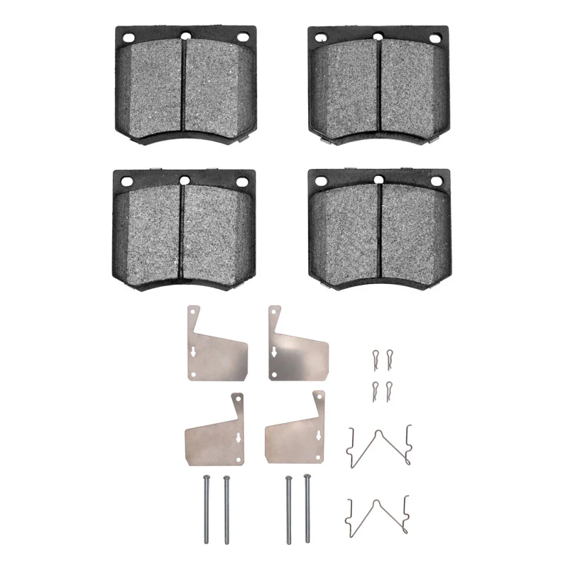 R1 70-83 DeLorean DMC 12 Front Euro Ceramic Pads & Hardware Kit