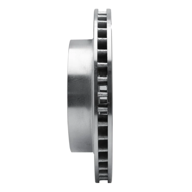 R1 71-97 Dodge D300 Front Left Drilled & Slotted Silver Brake Rotor - Image 5
