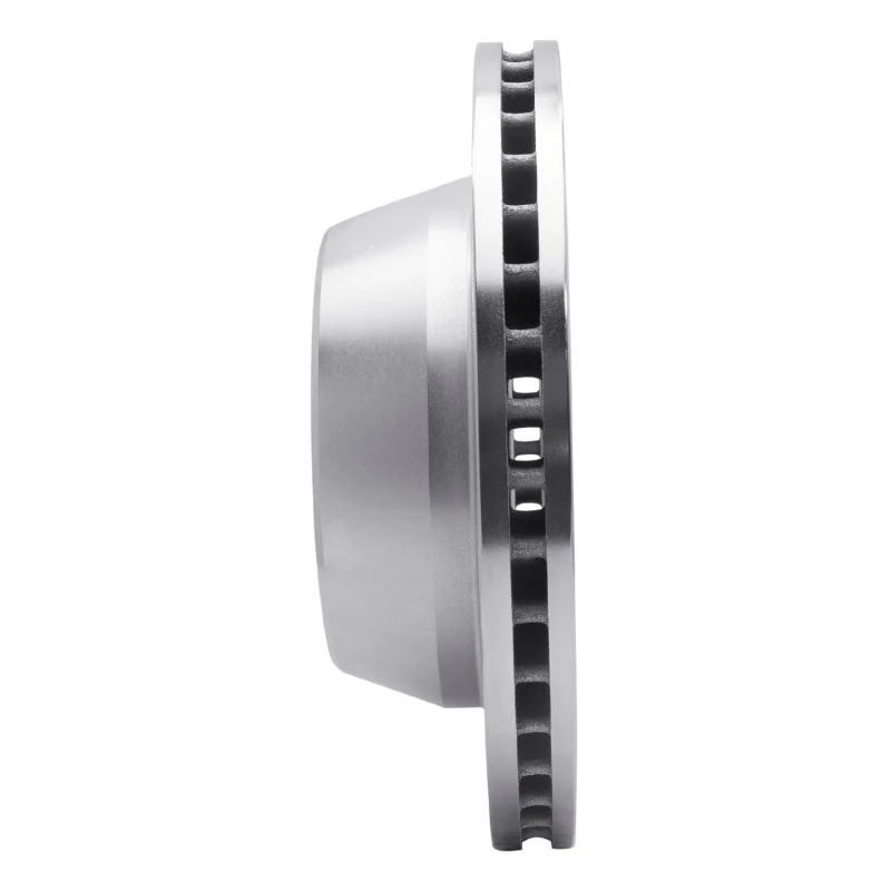 R1 75-94 Ford E-350 Econoline Front Right Drilled & Slotted Silver Brake Rotor - Image 2