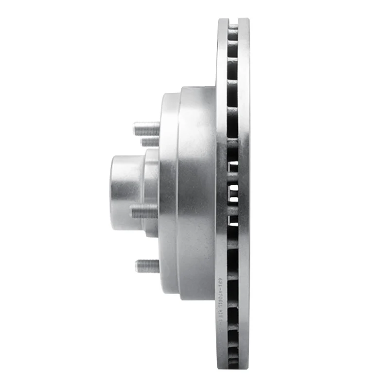 R1 77-95 Buick Riviera Front Left Drilled & Slotted Silver Brake Rotor - Image 4
