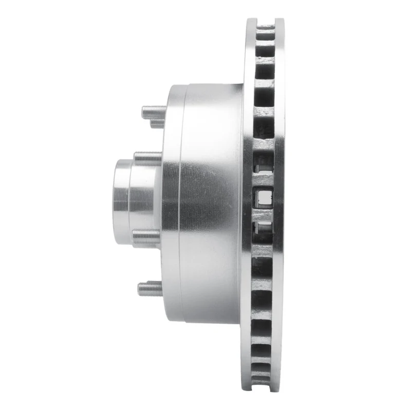 R1 78-97 Dodge B3500 / B2500 Front Left Drilled & Slotted Silver Brake Rotor - Image 5