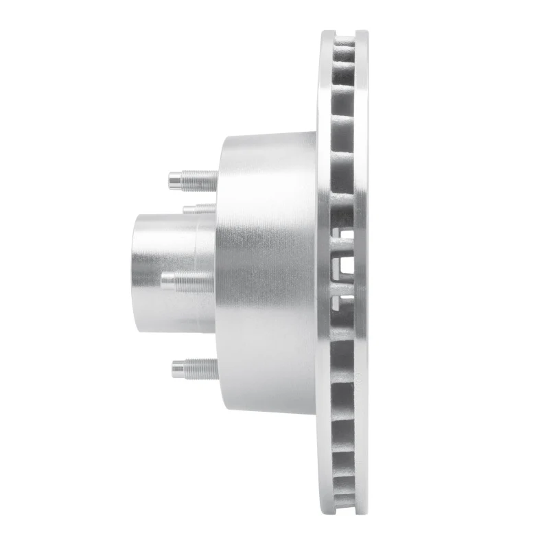 R1 79-91 Ford LTD Crown Victoria Front Right Drilled & Slotted Silver Brake Rotor - Image 4