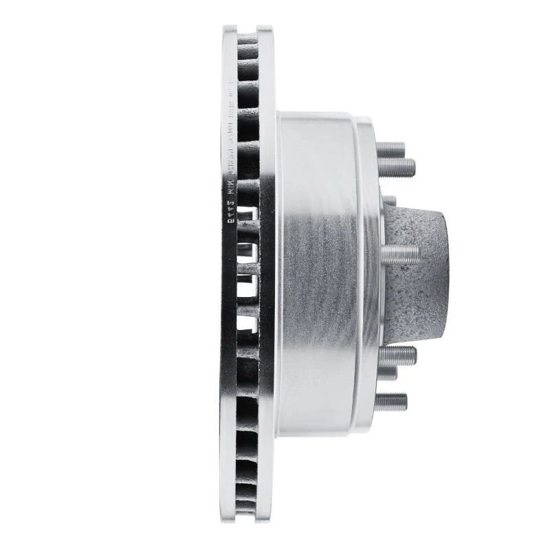 R1 80-85 Ford E-250 Econoline Club Wagon Front Right Drilled & Slotted Silver Brake Rotor - Image 5