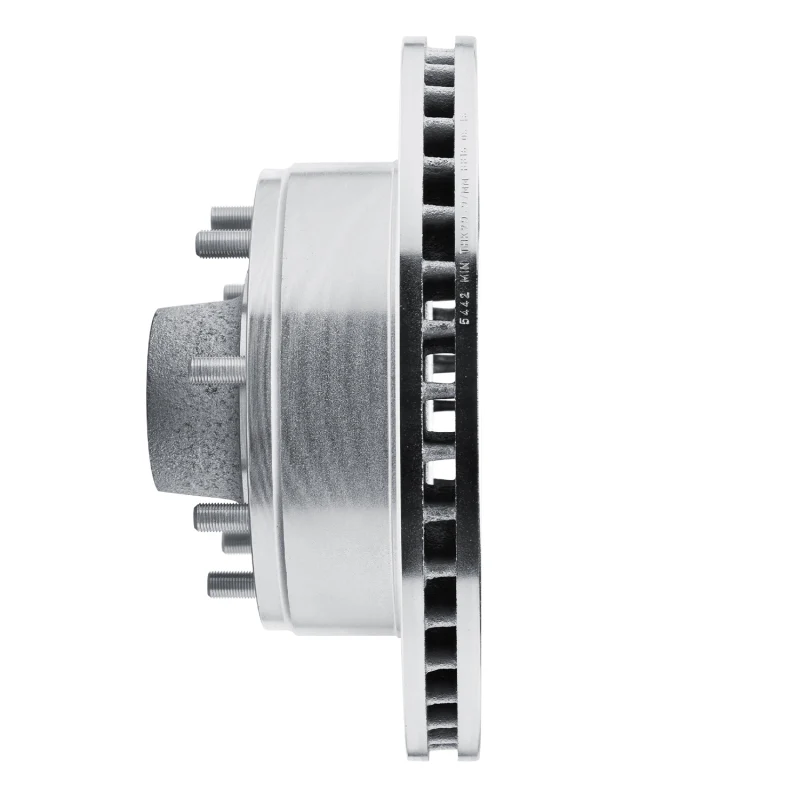 R1 80-85 Ford E-250 Econoline Front Left Drilled & Slotted Silver Brake Rotor - Image 3