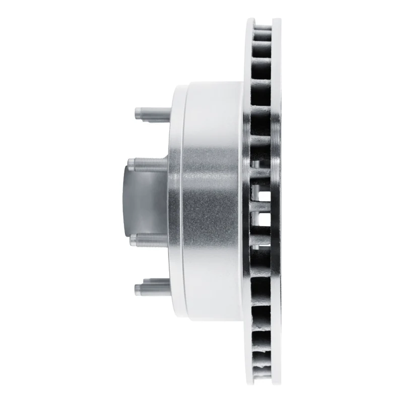 R1 80-85 Ford F-250 2WD (Excl Super Duty) Front Left Drilled & Slotted Silver Brake Rotor - Image 3