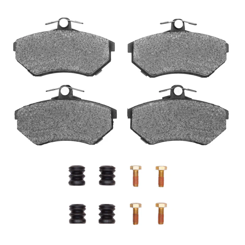 R1 80-96 Volkswagen Passat (Usa/Canada) Front Euro Ceramic Brake Pads and Hardware Kit