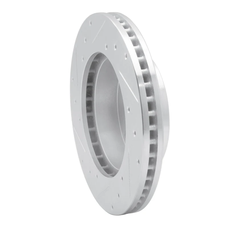 R1 82-88 Chevrolet Camaro Rear Right Drilled & Slotted Silver Brake Rotor - Image 4