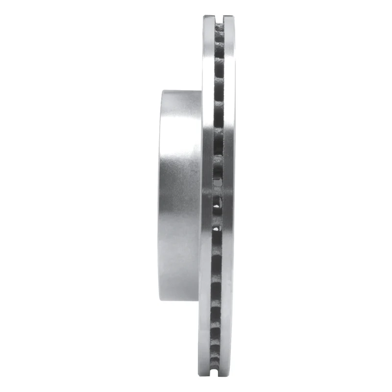 R1 83-85 Renault R18I Front Left Drilled & Slotted Silver Brake Rotor - Image 5