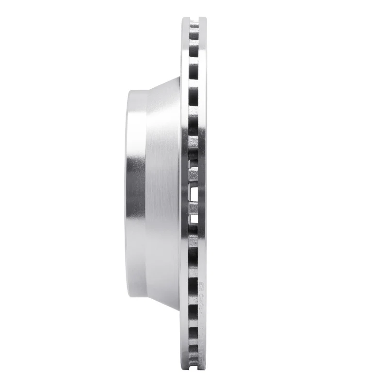 R1 84-87 Chevrolet Corvette Front Left Drilled & Slotted Silver Brake Rotor - Image 5