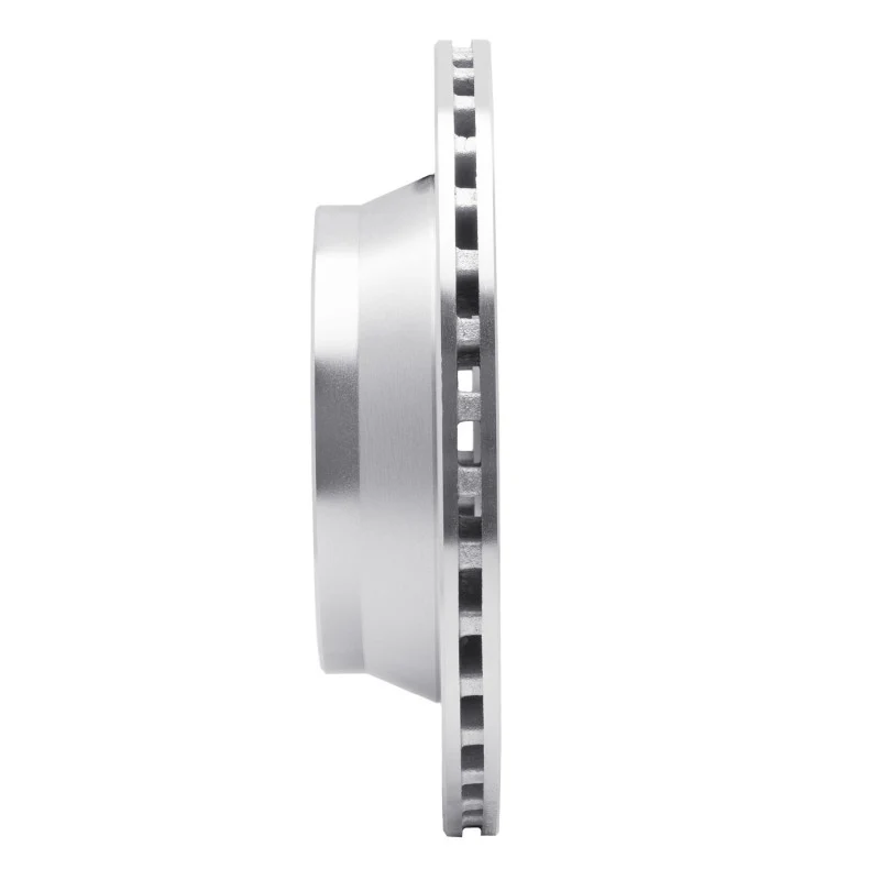 R1 84-87 Chevrolet Corvette Front Right Drilled & Slotted Silver Brake Rotor - Image 4