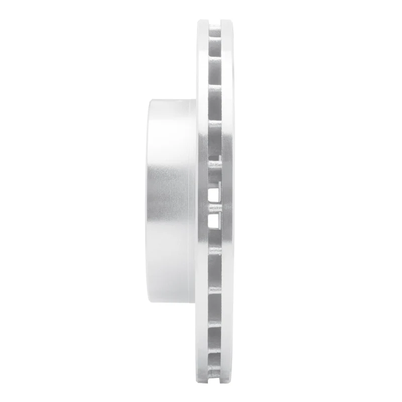 R1 85-89 Merkur XR4TI Front Right Drilled & Slotted Silver Brake Rotor - Image 2