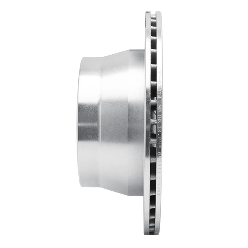 R1 87-89 Porsche 944 Except Turbo Rear Left Drilled & Slotted Silver Brake Rotor - Image 4