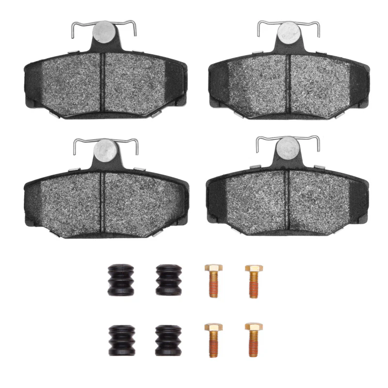 R1 88-00 Volvo V70 Rear Euro Ceramic Brake Pads and Hardware Kit