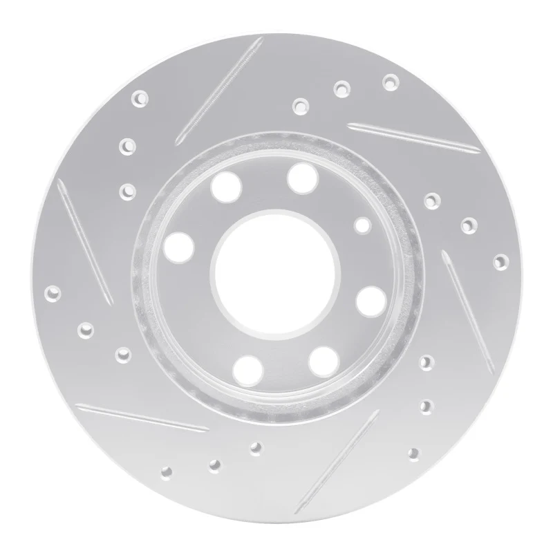 R1 88-20 Chevrolet CHEVY (Mexico) Front Right Drilled & Slotted Silver Brake Rotor - Image 4