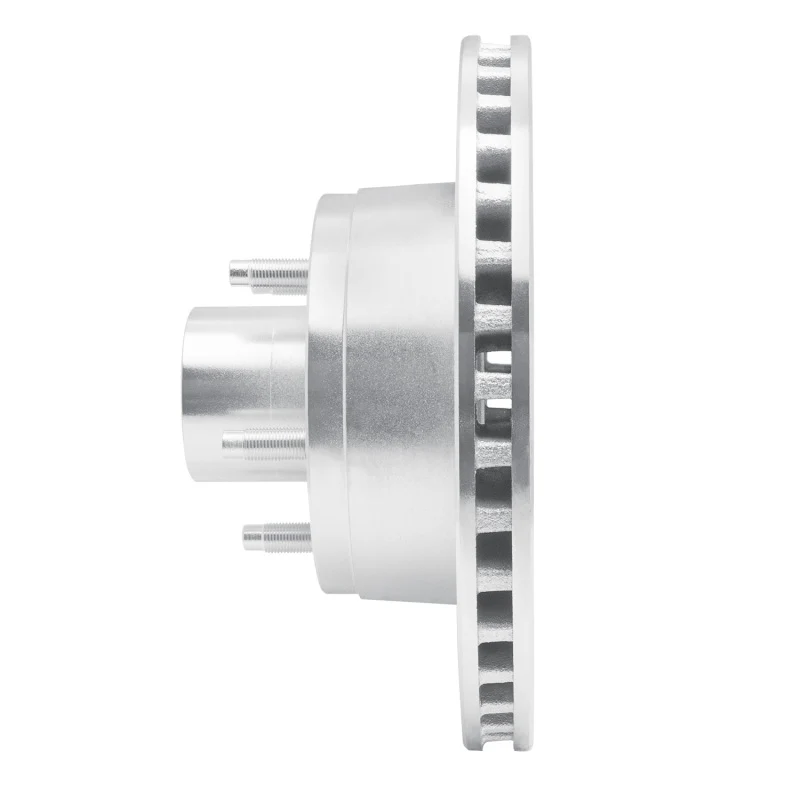 R1 90-91 Ford Country Squire Front Right Drilled & Slotted Silver Brake Rotor - Image 5