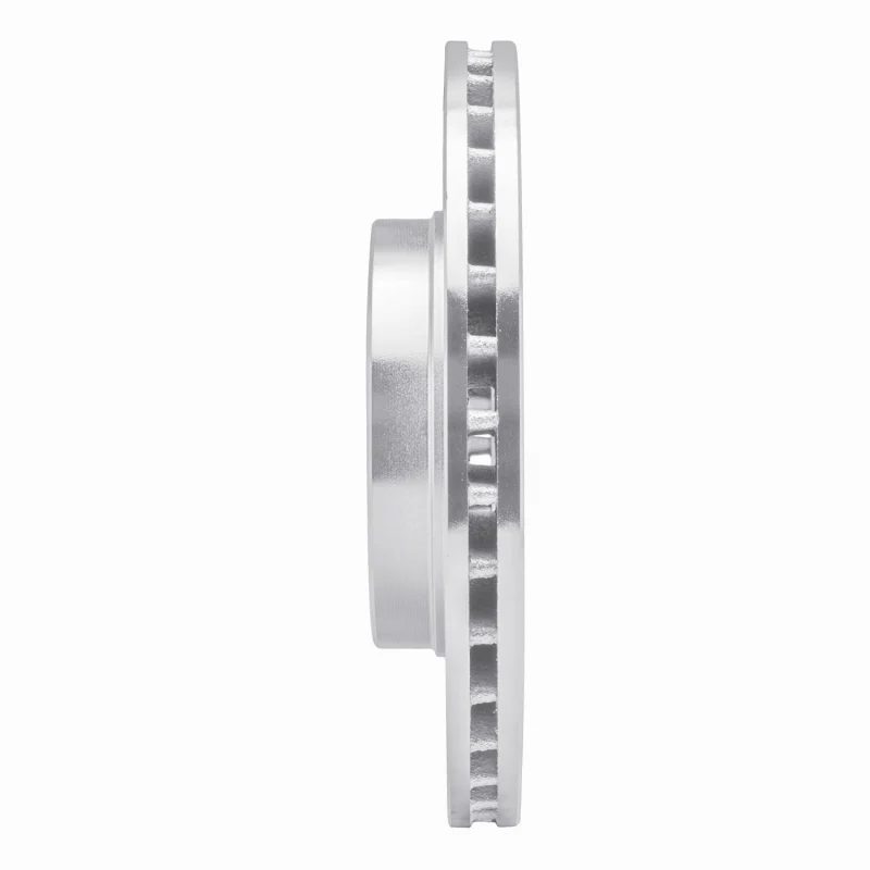 R1 90-93 Asuna SUNFIRE Front Right Drilled & Slotted Silver Brake Rotor - Image 3