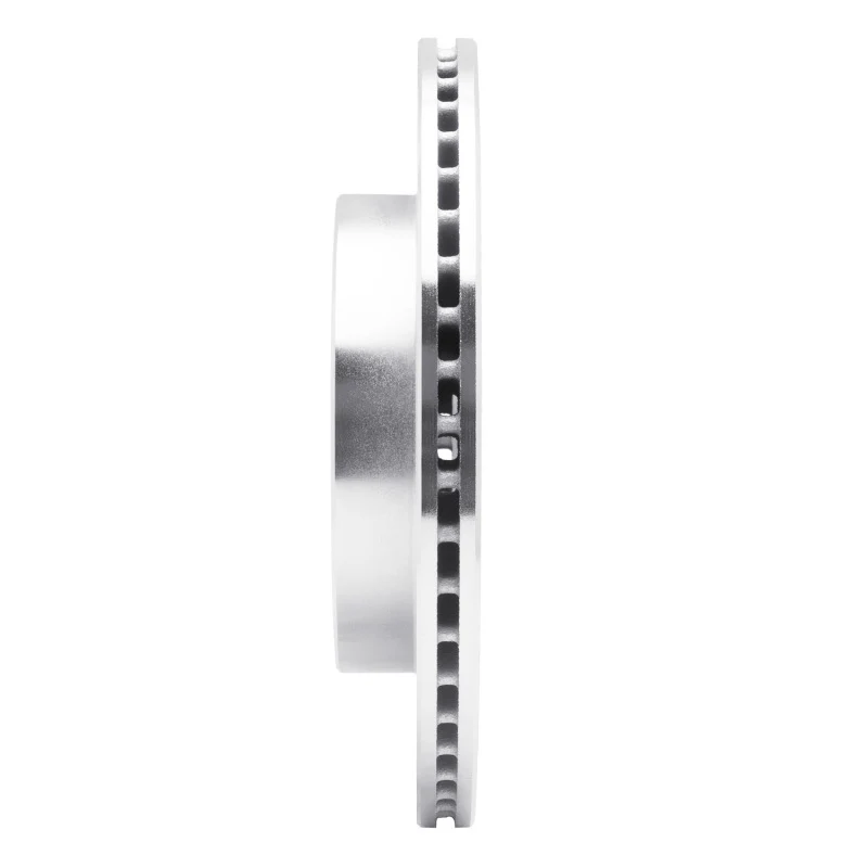 R1 91-02 Saturn SC Front Right Drilled & Slotted Silver Brake Rotor - Image 4