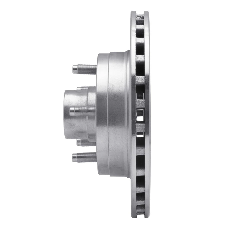 R1 91-94 Ford Explorer Front Left Drilled & Slotted Silver Brake Rotor - Image 4