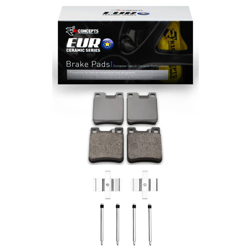 R1 92-09 Chrysler Crossfire Rear Euro Ceramic Pads & Hardware Kit