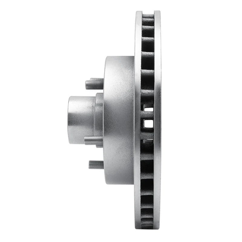 R1 93-95 Chevrolet G10 Front Left Drilled & Slotted Silver Brake Rotor - Image 4