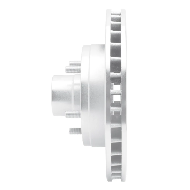 R1 93-95 Chevrolet G10 Front Right Drilled & Slotted Silver Brake Rotor - Image 3