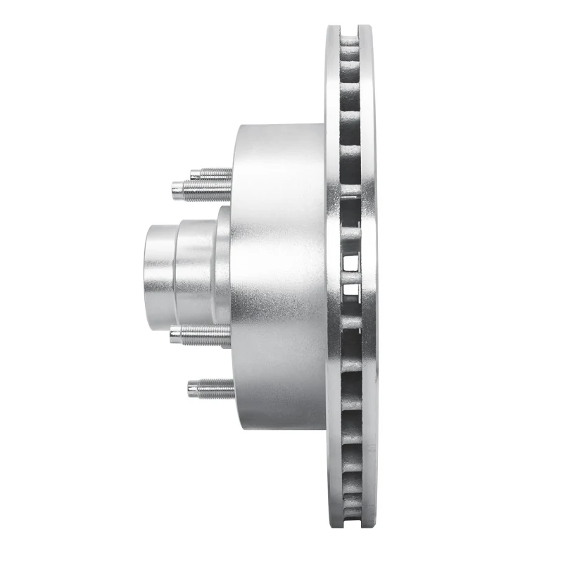 R1 94-01 Ford E-150 Econoline Club Wagon Front Right Drilled & Slotted Silver Brake Rotor - Image 4