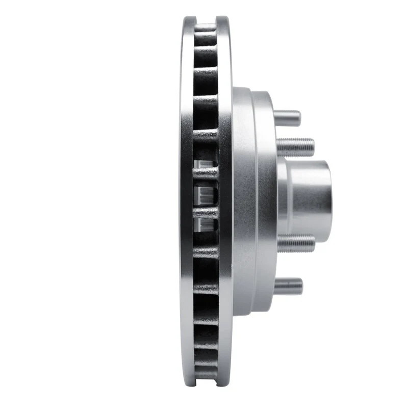 R1 94-02 Chevrolet Express 2500 Front Right Drilled & Slotted Silver Brake Rotor - Image 4
