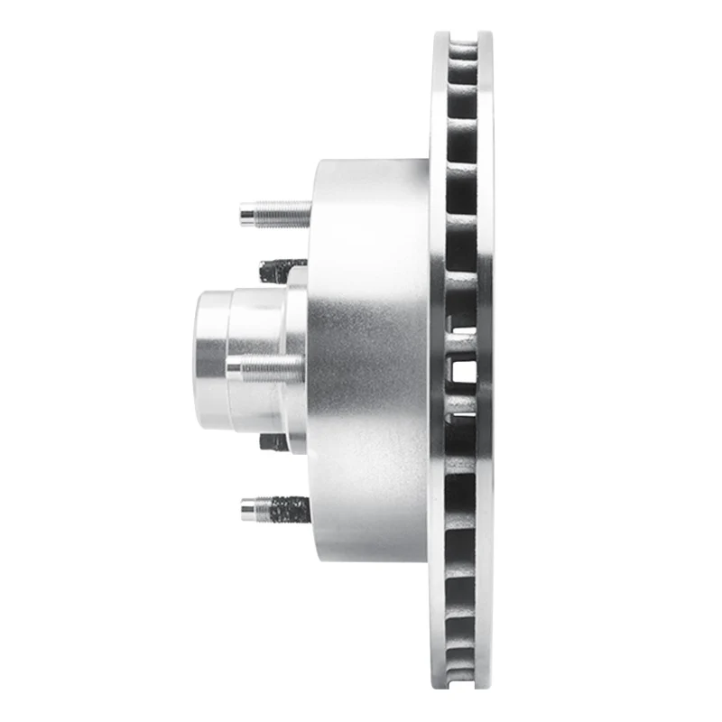 R1 94-03 Ford E-150 Econoline Club Wagon Front Right Drilled & Slotted Silver Brake Rotor - Image 5