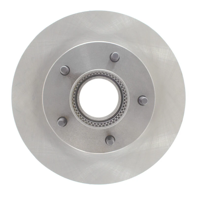 R1 94-95 Ford BRONCO Front Right Drilled & Slotted Silver Brake Rotor