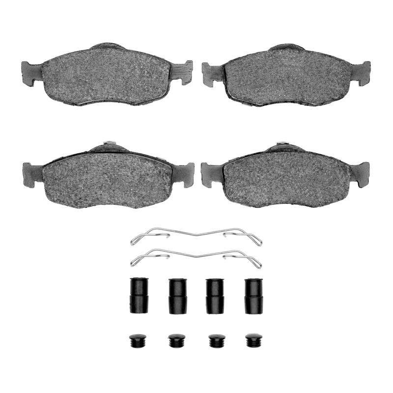 R1 95-04 Mercury Cougar Front Euro Ceramic Brake Pads and Hardware Kit