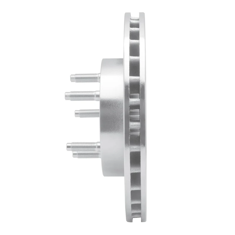 R1 95-97 Ford Ranger (USA/Canada) Front Right Drilled & Slotted Silver Brake Rotor - Image 4