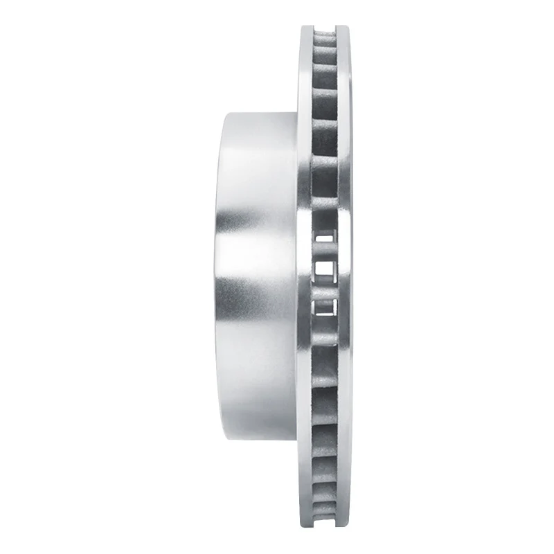 R1 95-99 Ford F-350 4WD (Excl Super Duty) Front Left Drilled & Slotted Silver Brake Rotor - Image 3