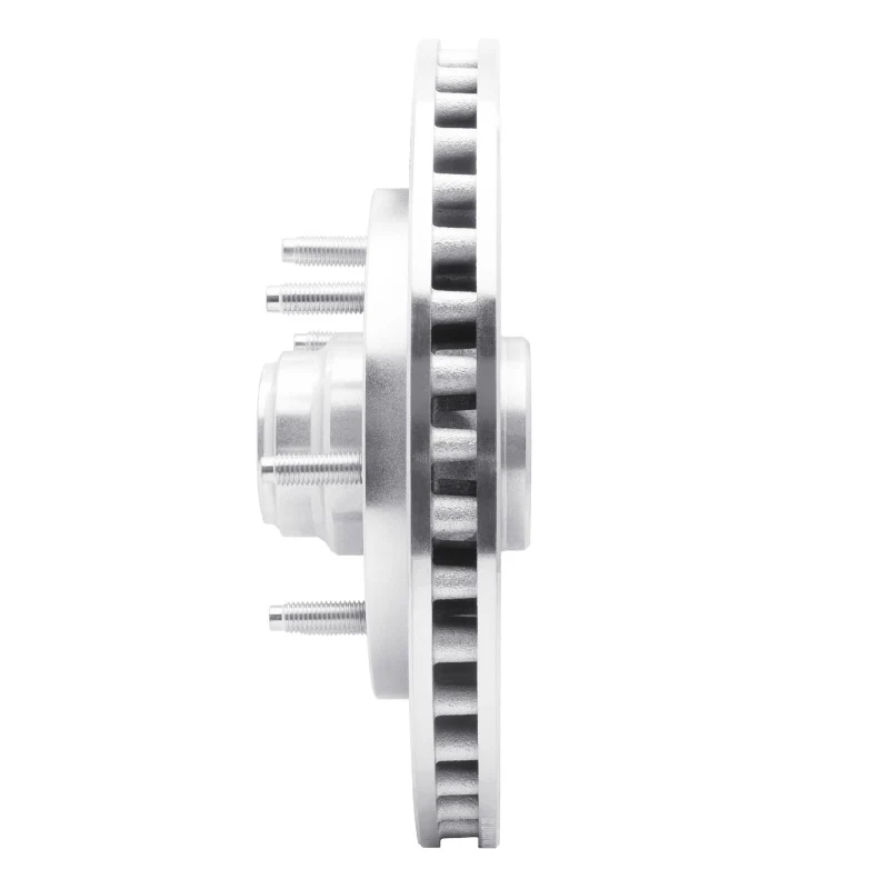 R1 97-02 Ford F-150 RWD Front Right Drilled & Slotted Silver Brake Rotor - Image 3