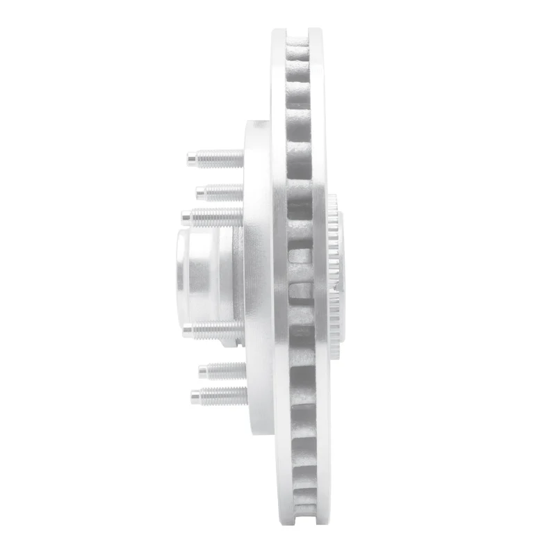 R1 97-04 Ford F-150 RWD Front Right Drilled & Slotted Silver Brake Rotor - Image 5