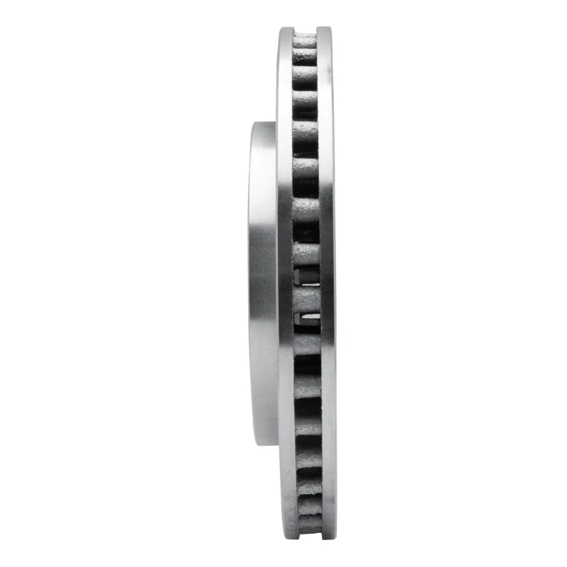 R1 97-04 Ford F-250 4WD (Excl Super Duty) Front Left Drilled & Slotted Silver Brake Rotor - Image 5