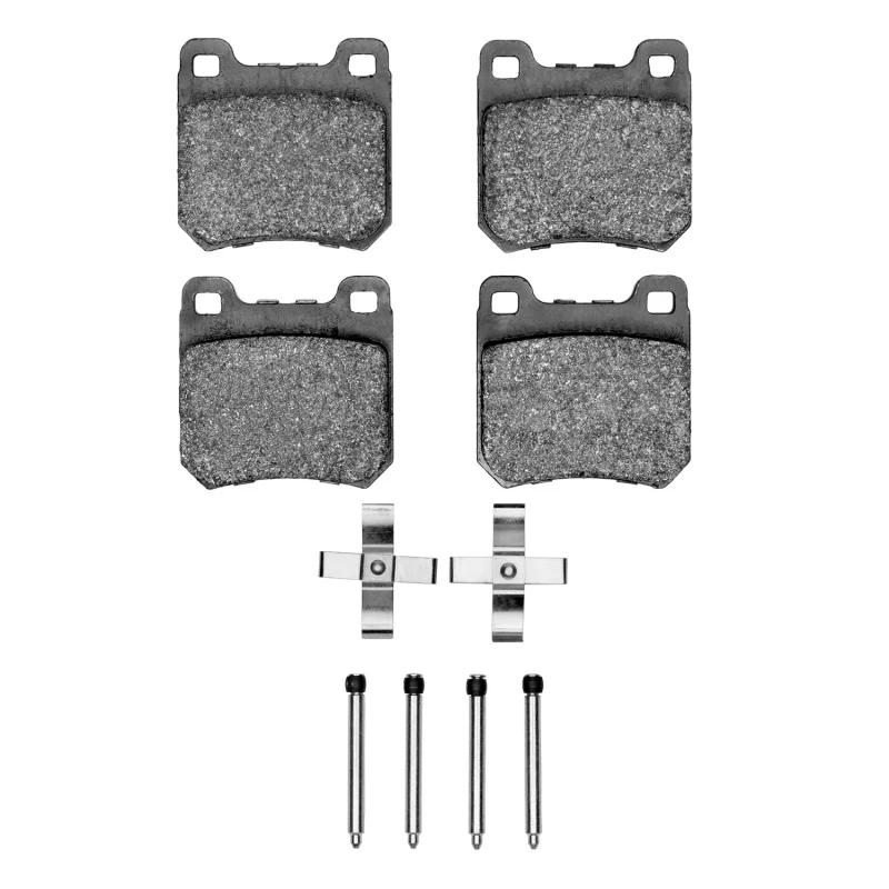 R1 97-08 Saturn Lw1 Rear Euro Ceramic Brake Pads and Hardware Kit