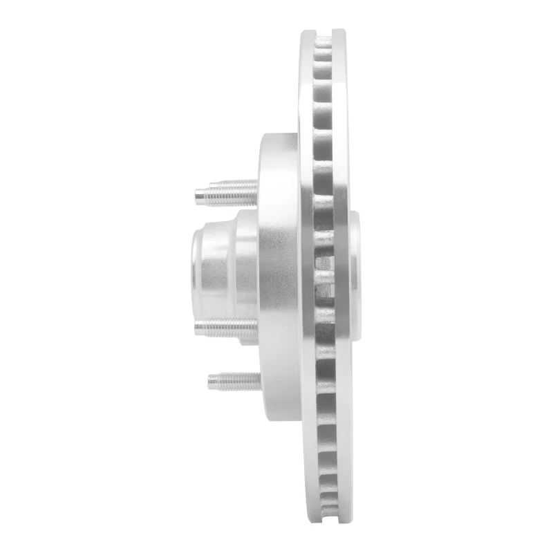 R1 97-99 Ford F-150 RWD Front Right Drilled & Slotted Silver Brake Rotor - Image 3