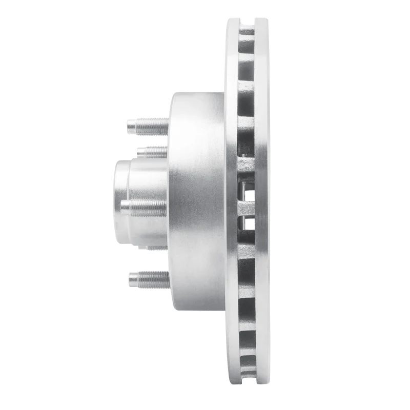 R1 98-02 Ford Ranger (USA/Canada) Front Right Drilled & Slotted Silver Brake Rotor - Image 5
